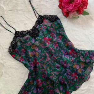 Vtg 90s Victoria's Secret Gold Label Chemise Slip